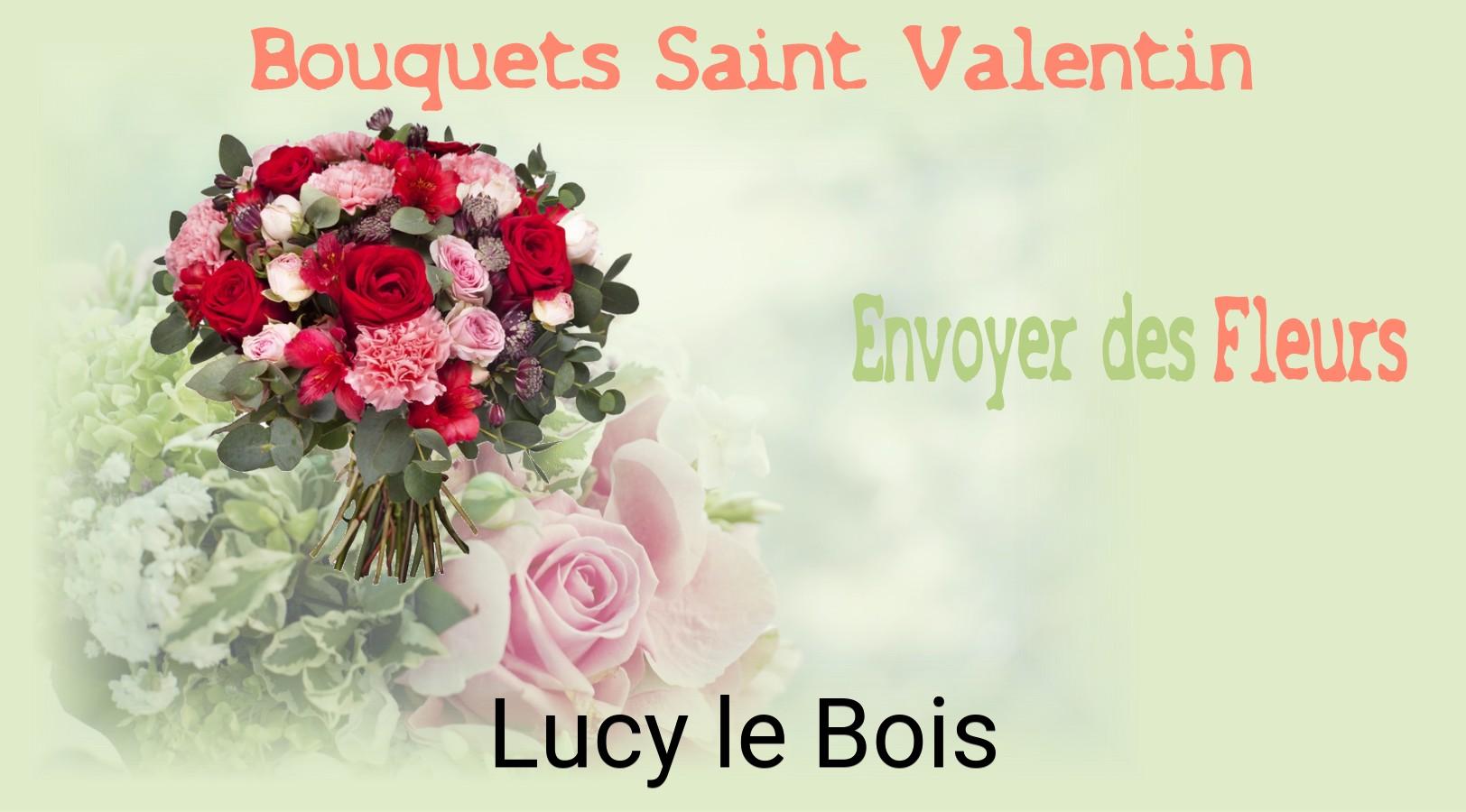 Roses de Saint-Valentin livrées à Lucy-le-Bois